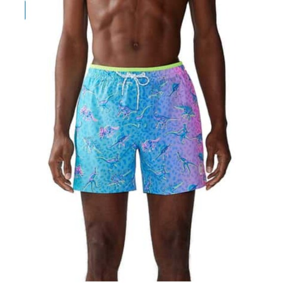 chubbies Other - Men's Chubbies Swim Trunks with Mesh Liner The Dino Delights Medium